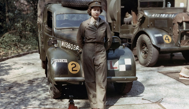 Im Krieg diente sie als Armee - Fahrerin