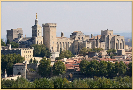 Das Papst-Palais im französischen Avignon