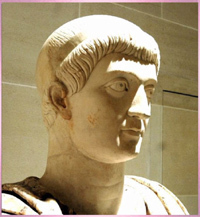 Kaiser Constans, Bruder von Konstantin II. und Constantinus II.