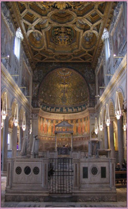 Die Basilika Sankt Clemente in Rom.