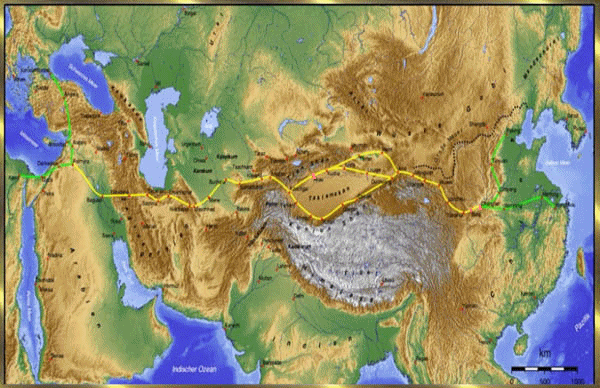 StÃ¤dte entlang der Seidenstrasse: Von Hangzhou / China nach Damaskus / Syrien