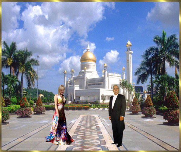 Meine Frau und ich im Sultanat Brunei